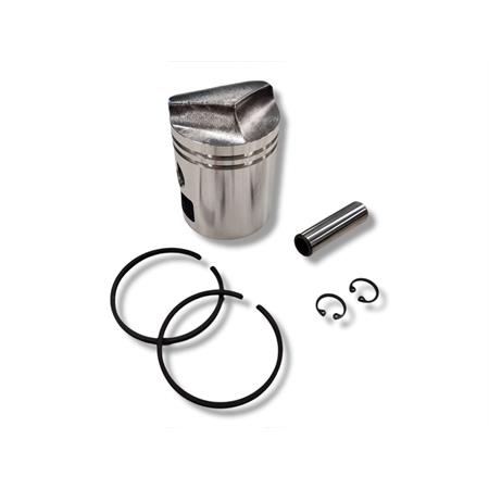Pistone meteor completo di fasce elastiche, spinotto e seeger per Piaggio Vespa vl1 - vb1 con diametro 58,6 mm, ricambio PC0186160
