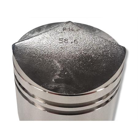 Pistone meteor completo di fasce elastiche, spinotto e seeger per Piaggio Vespa vl1 - vb1 con diametro 58,6 mm, ricambio PC0186160