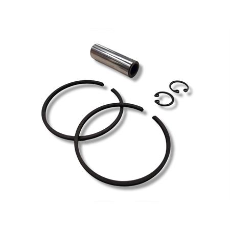 Pistone meteor completo di fasce elastiche, spinotto e seeger per Piaggio Vespa vl1 - vb1 con diametro 58,6 mm, ricambio PC0186160