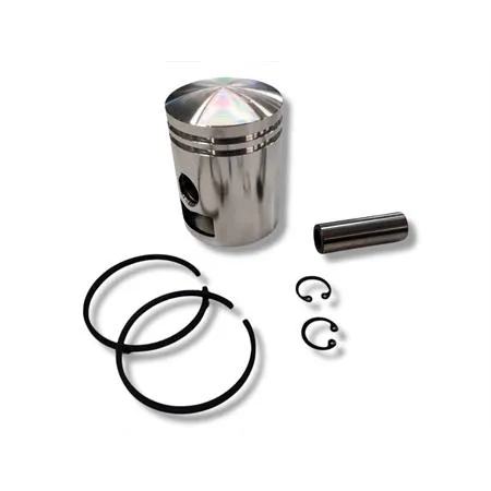 PC0321040 Pistone meteor diametro 52,9 mm bifascia per Piaggio Vespa old model 125 cc completo di fasce elastiche, spinotto e seeger ferma spinotto