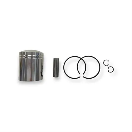 PC0498040 Pistone meteor diametro 57,4 mm bifascia per Piaggio Vespa old model 150 cc completo di fasce elastiche, spinotto e seeger ferma spinotto