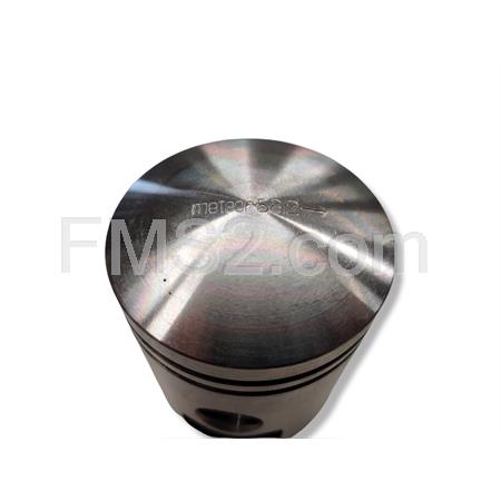 Pistone meteor diametro 58,2 mm bifascia per Piaggio Vespa old model 150 cc completo di fasce elastiche, spinotto e seeger ferma spinotto, ricambio PC0498120
