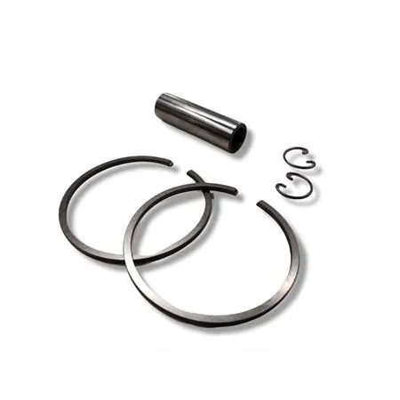 PC0577180 Pistone meteor diametro 63,8 mm bifascia per Piaggio Vespa SS 180 cc completo di fasce elastiche, spinotto e seeger ferma spinotto