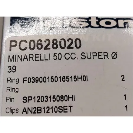 PC0628020 Pistone meteor minarelli v1 diametro 39mm