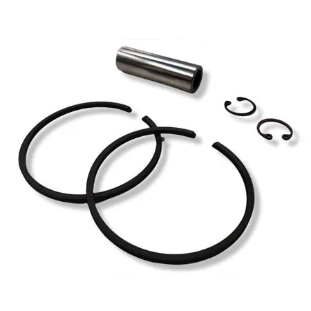 PC1003140 Pistone meteor diametro 59,2 mm bifascia per Piaggio Vespa PX 150 cc completo di fasce elastiche, spinotto e seeger ferma spinotto