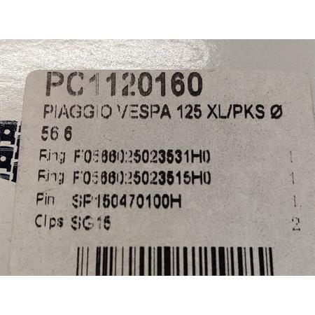 Pistone meteor vespa et3 diam.56,6 mm l, ricambio PC1120160