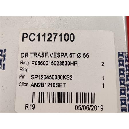 Pistone meteor dr vespa diam.56,0, ricambio PC1127100