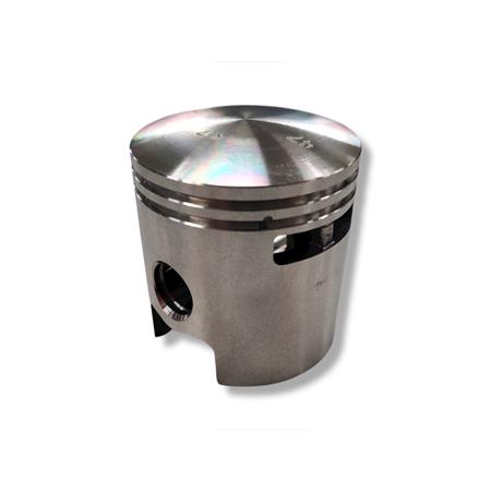 Pistone meteor completo di fasce elastiche, spinotto e seeger da abbinare al gruppo termico DR vespa 6 travasi con diametro 47,4 mm per Piaggio Vespa 50, Ape 50, PK50, ricambio PC1186040