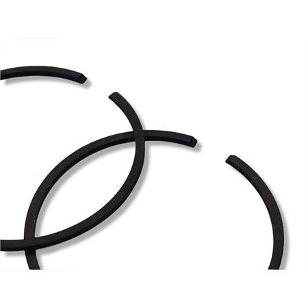 Pistone meteor completo di fasce elastiche, spinotto e seeger da abbinare al gruppo termico DR vespa 6 travasi con diametro 47,4 mm per Piaggio Vespa 50, Ape 50, PK50, ricambio PC1186040