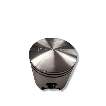 Pistone meteor completo di fasce elastiche, spinotto e seeger da abbinare al gruppo termico DR vespa 6 travasi con diametro 47,6 mm per Piaggio Vespa 50, Ape 50, PK50, ricambio PC1186060