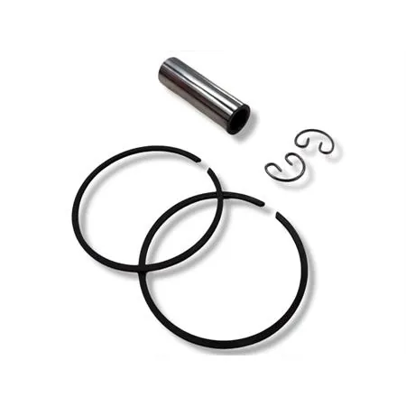 PC1249080 Pistone meteor completo di fasce elastiche, spinotto e seeger da abbinare al gruppo termico POLINI 130 cc luce bassa con diametro 57,8 mm per Piaggio Vespa 125 primavera, 125 ET3, PK125