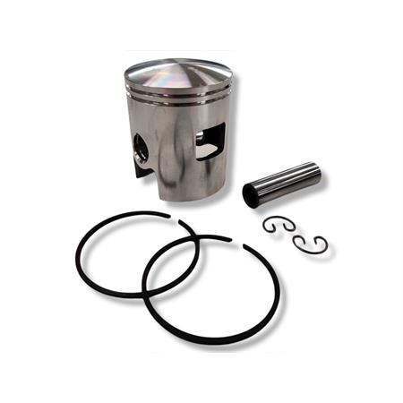 Pistone meteor completo di fasce elastiche, spinotto e seeger da abbinare al gruppo termico POLINI 130 cc luce bassa con diametro 58,2 mm per Piaggio Vespa 125 primavera, 125 ET3, PK125, ricambio PC1249120