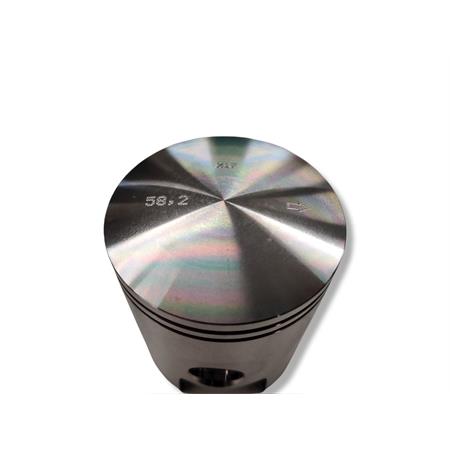 Pistone meteor completo di fasce elastiche, spinotto e seeger da abbinare al gruppo termico POLINI 130 cc luce bassa con diametro 58,2 mm per Piaggio Vespa 125 primavera, 125 ET3, PK125, ricambio PC1249120