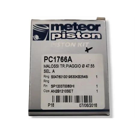 PC1766A Pistone polini evo 47,6 mm spin.12 monof