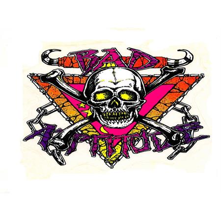 Adesivo bad attitude, ricambio 524