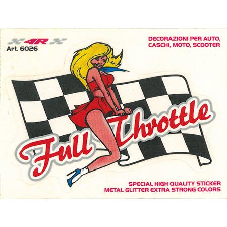 Adesivo donna full throttle, ricambio 6026