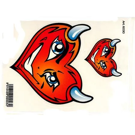 Adesivo Cuore diavoletto, ricambio 6030
