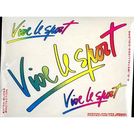 Adesivo viva lo sport, ricambio 875