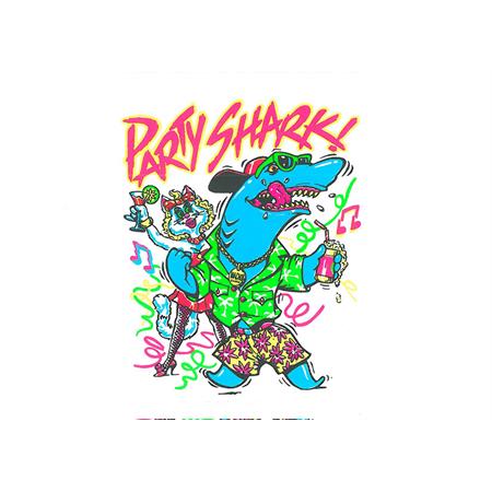 Adesivo party shark, ricambio ADE002