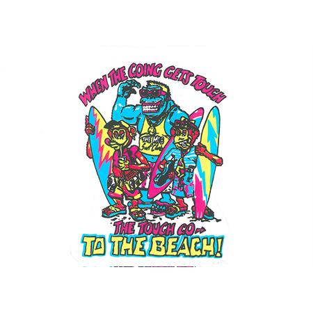 Adesivo when the going gets touch-to the beach, ricambio ADE003