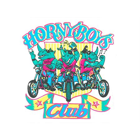 Adesivo horny boys club, ricambio ADE018