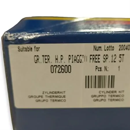 072600 Motore gruppo termico diametro Piaggio free spinotto 12 mm 5t Athena