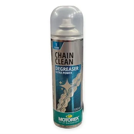 Pulitore sgrassante catena Motorex - bomboletta spray da 500 ml