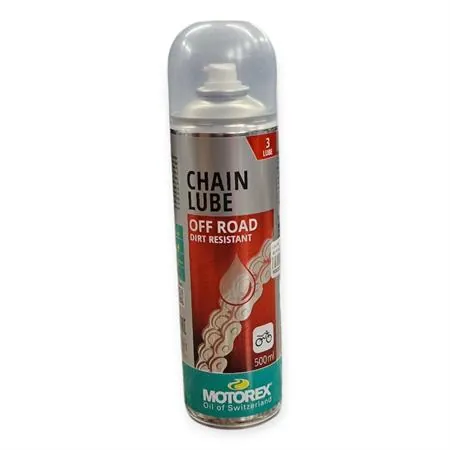 Lubrificante catena off-road spray Motorex - bomboletta spray da 500 ml