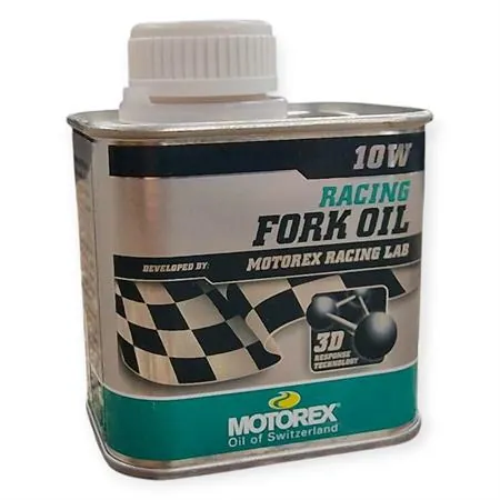 Olio forcelle racing Motorex con densità 10W - lattina da 250 ml