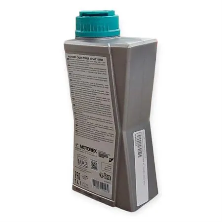 M308242 Olio motore Motorex Cross Power 4 tempi 10W-60 JASO MA2, API SP/SN/SM - flacone da 1 litro