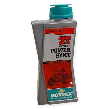 Olio miscela Motorex Power Synt 100% sintetico 2 tempi flacone da 1 litro - adatto anche alla miscelazione automatica