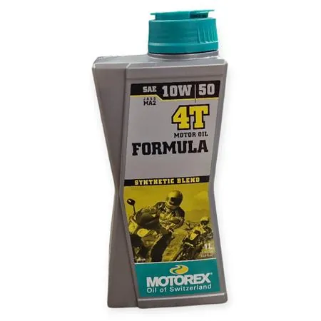 Olio motore Motorex Formula 4 tempi 10W-50 JASO MA2, API SL/SJ/SH/SG - flacone da 1 litro