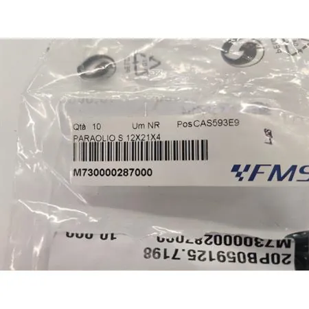 M730000287000 Paraolio Athena in gomma modello e misura S 12x21x4 mm