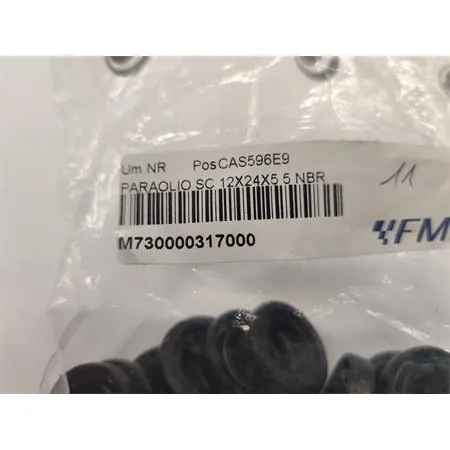 Paraolio Athena in gomma NBR modello e misura SC 12x24x5,5 mm, ricambio M730000317000