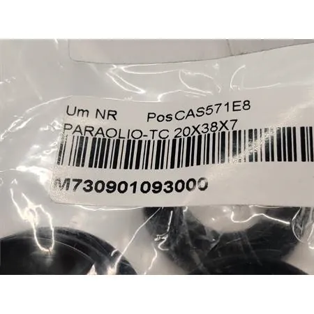 Paraolio Athena in gomma modello e misura TC 20x38x7 mm, ricambio M730901093000