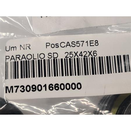 Paraolio Athena in gomma modello e misura SD 25x42x6 mm, ricambio M730901660000