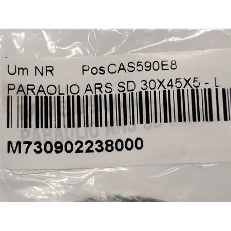 M730902238000 Paraolio Athena in gomma modello ARS e misura SD 30x45x5 mm