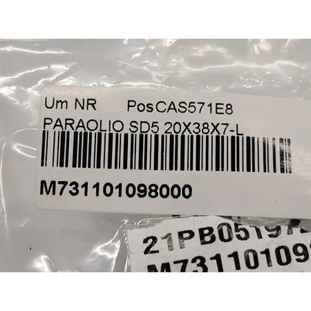 Paraolio Athena in gomma modello SD5 e misura 20x38x7-L mm, ricambio M731101098000