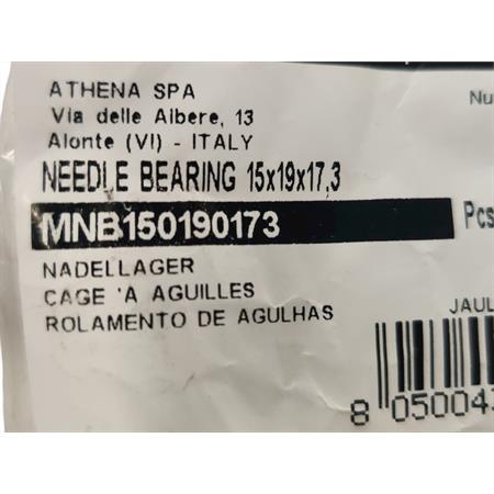 Needle bearing 15x19x17 3, ricambio MNB150190173