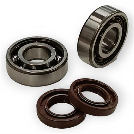 Kit cuscinetti e paraolio revisione albero motore Athena SKF per ciclomotori con motore Derbi, Aprilia, ricambio P400105444050