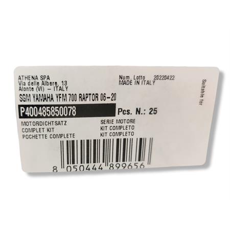 Sgm yamaha yfm 700 raptor 06-20, ricambio P400485850078