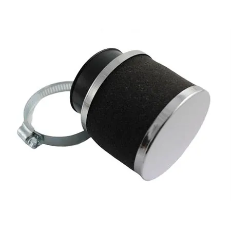 Filtro aria Athena in spugna con attacco dritto e diametro di fissaggio da 35 mm completo di lamiera asportabile anti acqua, ricambio S410000200004