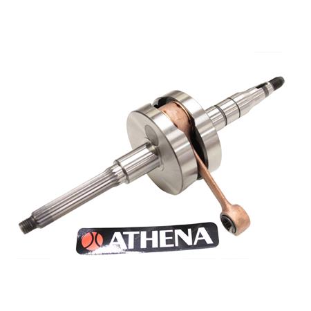 Albero motore Athena racing per scooter con motore minarelli orizzontale aria e liquido corsa 39,2 mm, biella 80 mm e spinotto da 10 mm, ricambio S410130320003