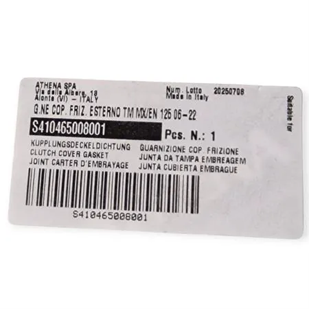 S410465008001 Guarnizione coperchietto frizione TM Racing  SMR 125 >2010, EN / MX 125 >2006, EN / MX 144 >2008 e MX 85 >2007 OEM TM 05526