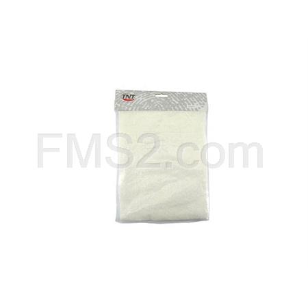 Confezione a foglio panno di lana ceramica per silenziatori a 2 e 4 tempi con dimensione 300x250 mm, ricambio 019971