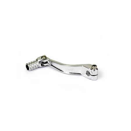 Pedivella pedalina leva cambio TNT in alluminio colore argento per ciclomotori con motore Derbi 50 cc, ricambio 090320