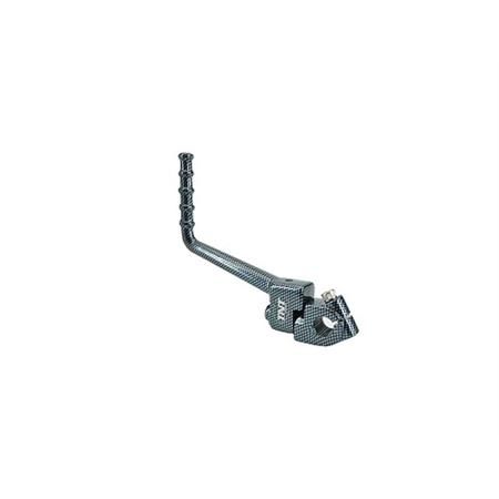 Pedale leva messa in moto TNT in alluminio di colore carbonio per ciclomotori con motore Minarelli serie am345 e AM6, ricambio 090556C