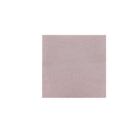 Griglia anodizzata TNT di colore rosso dimensione  30 per 30 cm, ricambio 093584