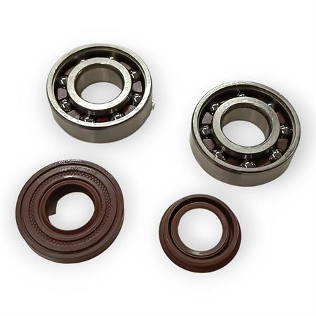 Kit cuscinetti fag celeron rivettati e paraolio viton per motore Minarelli scooter TNT, ricambio 100012