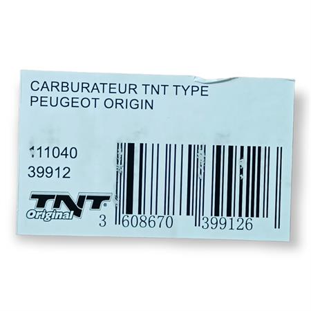 Carburatore TNT original tipo Gurtner completo di starter automatico per scooter Peugeot e Kymco 2 tempi, ricambio 111040